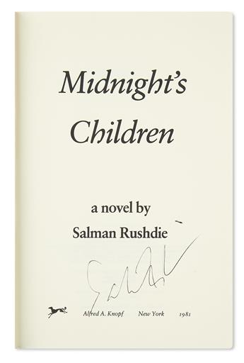 RUSHDIE, SALMAN. Midnights Children.